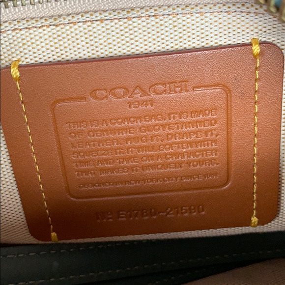 *SOLD* NWOT Coach Studded Rogue in Dark Turquoise - Picture 8 of 16